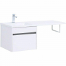 Тумба с раковиной Aquanet Токио 110 L 239208 подвесная Белая, купить, цена, заказать, магазин, доставка, скидка, промокод, купить, цена, заказать, магазин, доставка, скидка, промокод