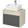 Тумба под раковину Aquaton Лофт Урбан 65 1A254001LQX60 подвесная Cерый графит Дуб орегон, купить, цена, заказать, магазин, доставка, скидка, промокод, купить, цена, заказать, магазин, доставка, скидка, промокод