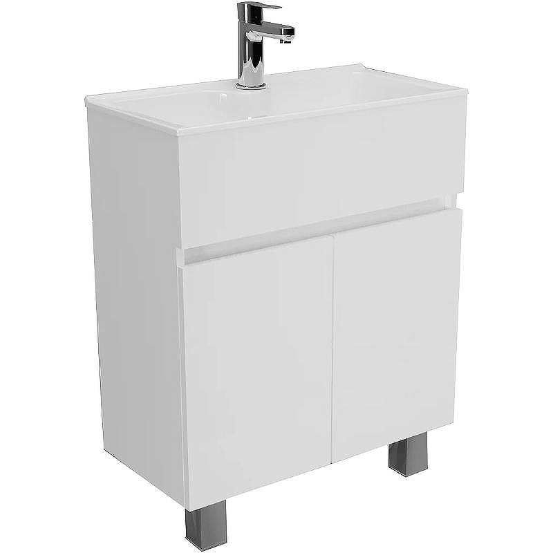 Тумба с раковиной 1MarKa Mira 60Н У83301 Белый глянец, купить, цена, заказать, магазин, доставка, скидка, промокод, купить, цена, заказать, магазин, доставка, скидка, промокод