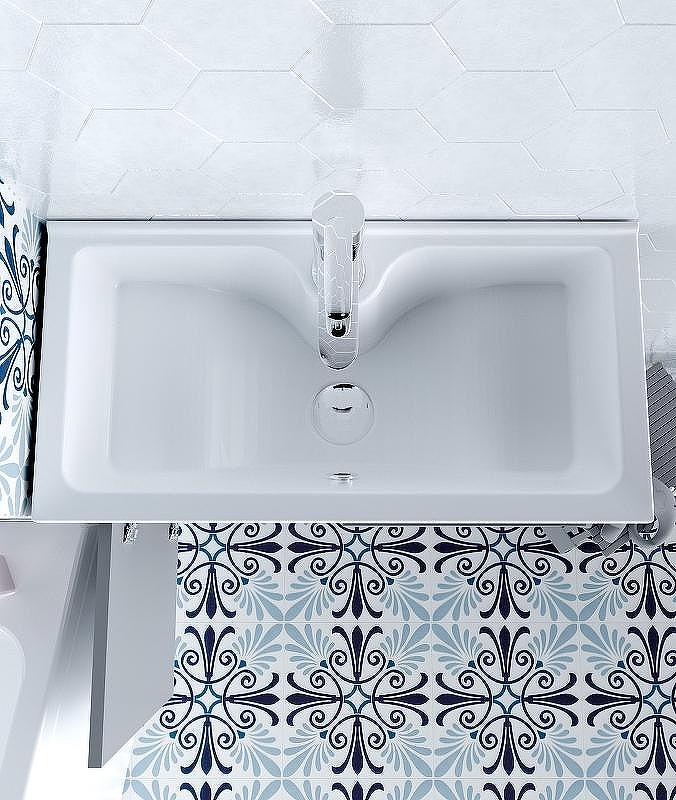 Тумба с раковиной 1MarKa Mira 60Н У83301 Белый глянец, купить, цена, заказать, магазин, доставка, скидка, промокод, купить, цена, заказать, магазин, доставка, скидка, промокод