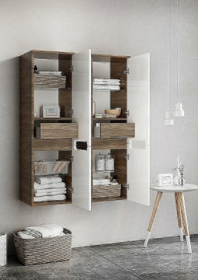 Шкаф пенал Ravak SB Classic 35 R X000000355 подвесной Белый