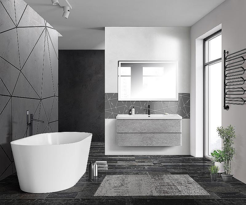 Тумба под раковину BelBagno 120 ALBANO-1200-2C-SO-CVG подвесная Cemento Verona Grigio, купить, цена, заказать, магазин, доставка, скидка, промокод, купить, цена, заказать, магазин, доставка, скидка, промокод