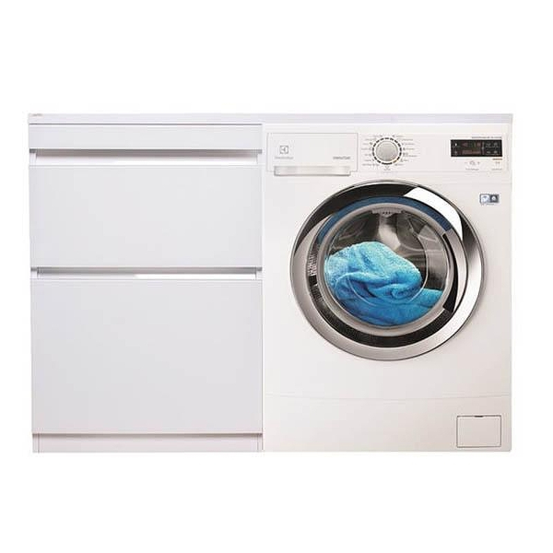 Тумба под раковину Style Line Даллас 130 Люкс Plus Белая, купить, цена, заказать, магазин, доставка, скидка, промокод, купить, цена, заказать, магазин, доставка, скидка, промокод