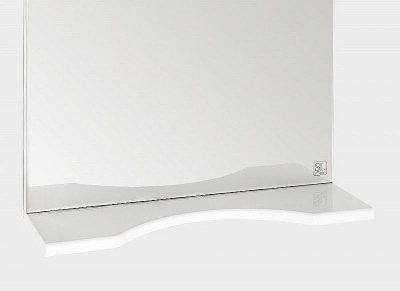 Зеркало Style Line Инга 50/С ЛС-00000392 с подсветкой Белое с механическим выключателем