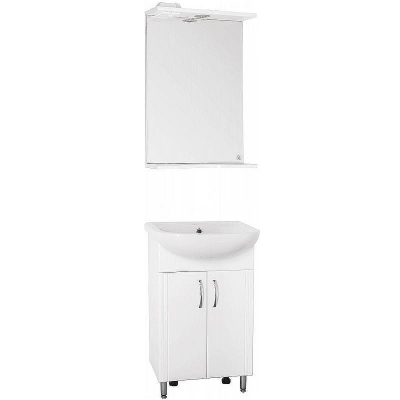 Зеркало Style Line Инга 50/С ЛС-00000392 с подсветкой Белое с механическим выключателем