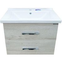 Тумба с раковиной Comforty Парма 80 00004143491 подвесная Дуб дымчатый, купить, цена, заказать, магазин, доставка, скидка, промокод, купить, цена, заказать, магазин, доставка, скидка, промокод