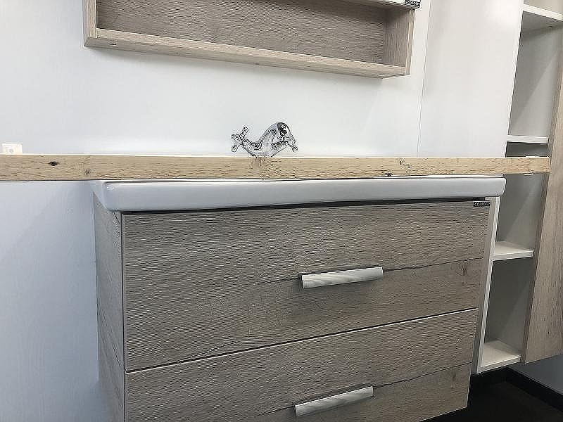 Тумба с раковиной Comforty Парма 80 00004143491 подвесная Дуб дымчатый, купить, цена, заказать, магазин, доставка, скидка, промокод, купить, цена, заказать, магазин, доставка, скидка, промокод