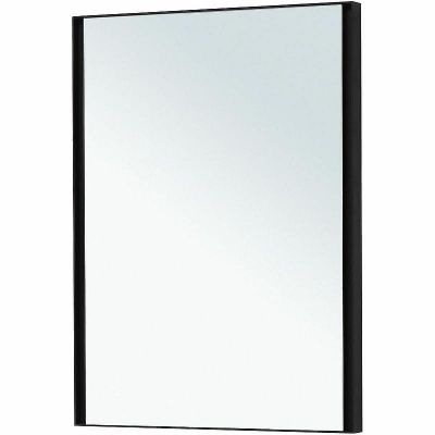 Зеркало Allen Brau Infinity 60 1.21018.BL с подсветкой Черное с сенсорным выключателем