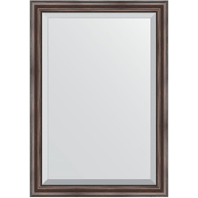 Зеркало Evoform Exclusive 101х71 BY 1194 с фацетом в багетной раме - Палисандр 62