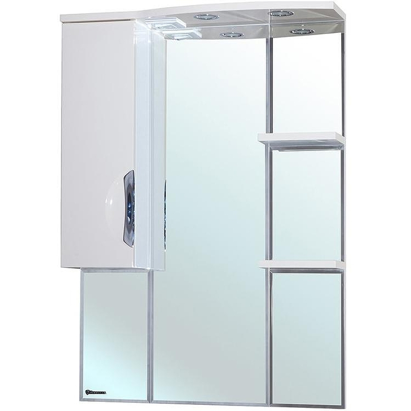 Зеркало со шкафом Bellezza Лагуна 85 L 4612114002014 с подсветкой L Белое, купить, цена, заказать, магазин, доставка, скидка, промокод, купить, цена, заказать, магазин, доставка, скидка, промокод