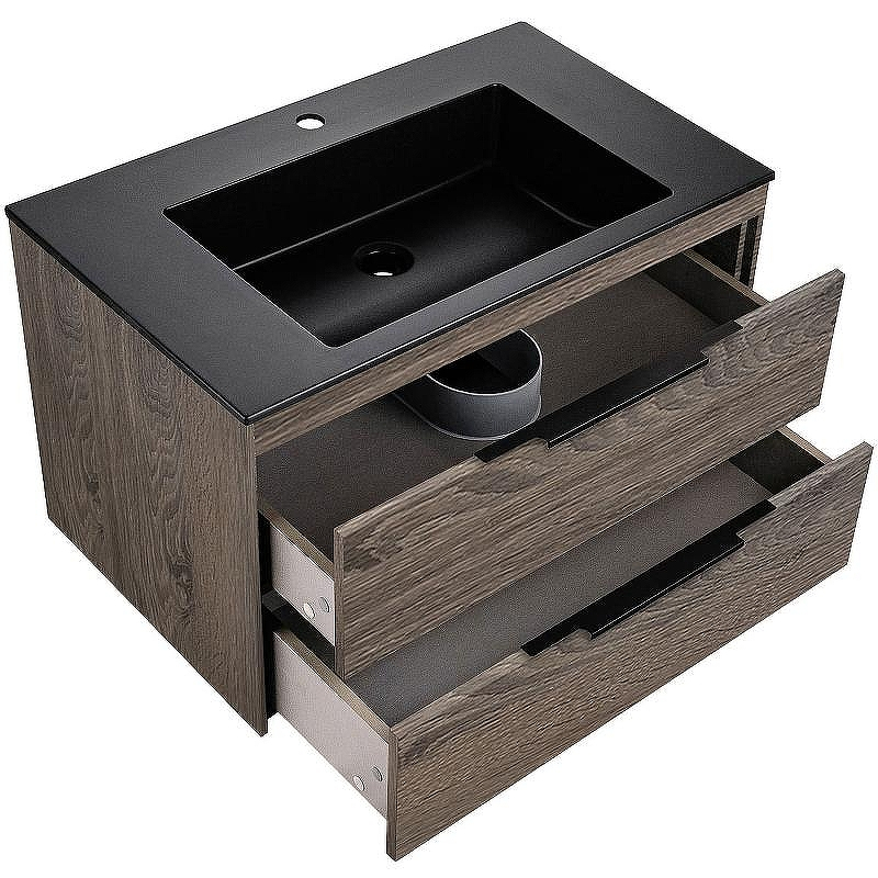 Тумба под раковину Vincea Chiara 2D 80 VMC-2C2800RO подвесная R.Oak, купить, цена, заказать, магазин, доставка, скидка, промокод, купить, цена, заказать, магазин, доставка, скидка, промокод