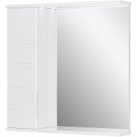 Зеркало со шкафом Volna Joli 70 L zsJOLI70.L-01 с подсветкой Белое, купить, цена, заказать, магазин, доставка, скидка, промокод, купить, цена, заказать, магазин, доставка, скидка, промокод
