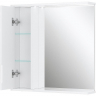 Зеркало со шкафом Volna Joli 70 L zsJOLI70.L-01 с подсветкой Белое, купить, цена, заказать, магазин, доставка, скидка, промокод, купить, цена, заказать, магазин, доставка, скидка, промокод