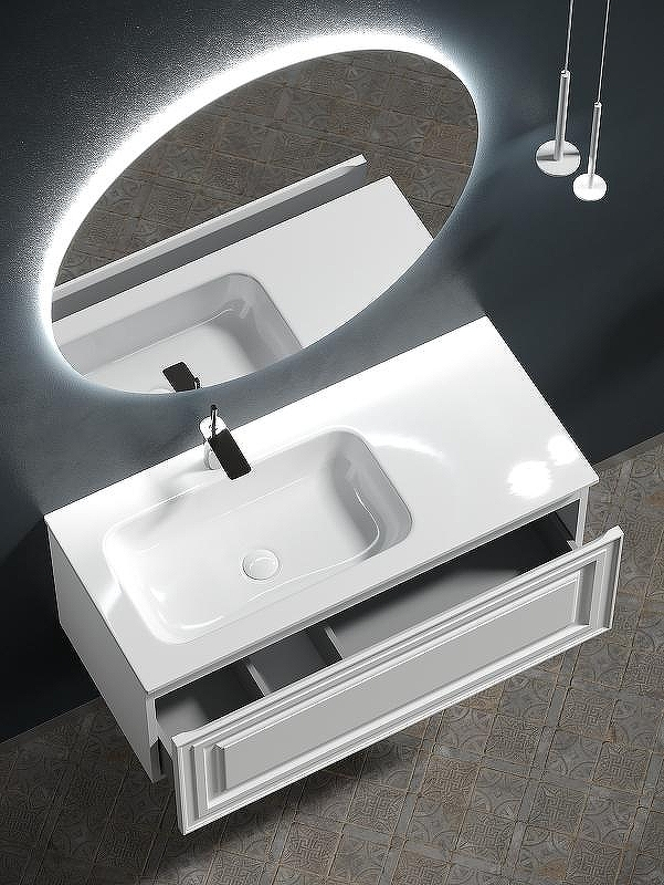 Тумба под раковину Sancos Very 100 L VR100LW подвесная Bianco, купить, цена, заказать, магазин, доставка, скидка, промокод, купить, цена, заказать, магазин, доставка, скидка, промокод