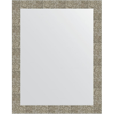 Зеркало Evoform Definite 96х76 BY 3276 в багетной раме - Соты титан 70