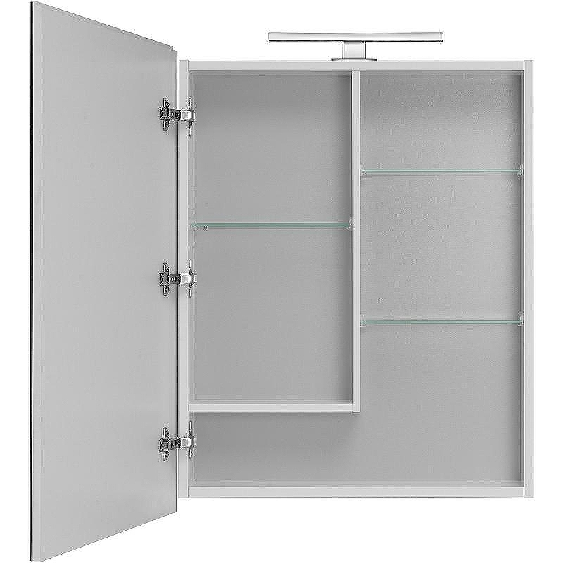 Зеркальный шкаф Aquaton Лондри 60 1A278502LH010 Белый глянцевый, купить, цена, заказать, магазин, доставка, скидка, промокод, купить, цена, заказать, магазин, доставка, скидка, промокод