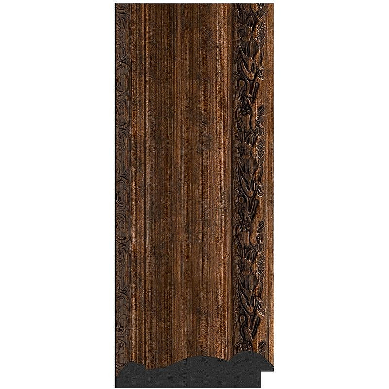 Зеркало Evoform Exclusive 120х72 BY 3455 с фацетом в багетной раме - Состаренная бронза с орнаментом 120, купить, цена, заказать, магазин, доставка, скидка, промокод, купить, цена, заказать, магазин, доставка, скидка, промокод