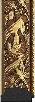 Зеркало Evoform Exclusive 179х119 BY 3623 с фацетом в багетной раме - Византия золото 99