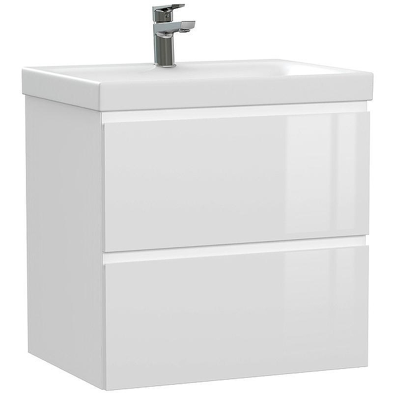 Тумба под раковину Cersanit Moduo 60 64140 подвесная Белая, купить, цена, заказать, магазин, доставка, скидка, промокод, купить, цена, заказать, магазин, доставка, скидка, промокод