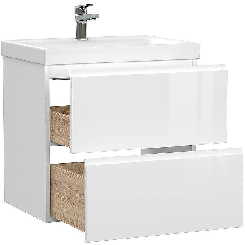 Тумба под раковину Cersanit Moduo 60 64140 подвесная Белая, купить, цена, заказать, магазин, доставка, скидка, промокод, купить, цена, заказать, магазин, доставка, скидка, промокод