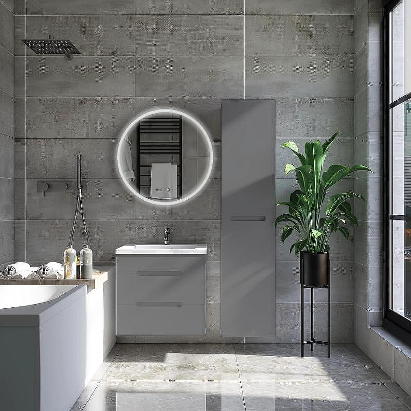 Тумба под раковину VIANT Марсель 50 VMAR50COG-T2YP подвесная Графит, купить, цена, заказать, магазин, доставка, скидка, промокод, купить, цена, заказать, магазин, доставка, скидка, промокод