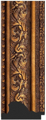 Зеркало Evoform Exclusive Floor 205х115 BY 6177 с фацетом в багетной раме - Виньетка состаренная бронза 109