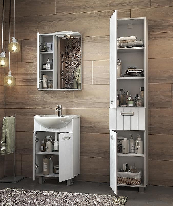 Шкаф пенал Vigo Diana 40 pn.DIA.40 Белый, купить, цена, заказать, магазин, доставка, скидка, промокод, купить, цена, заказать, магазин, доставка, скидка, промокод