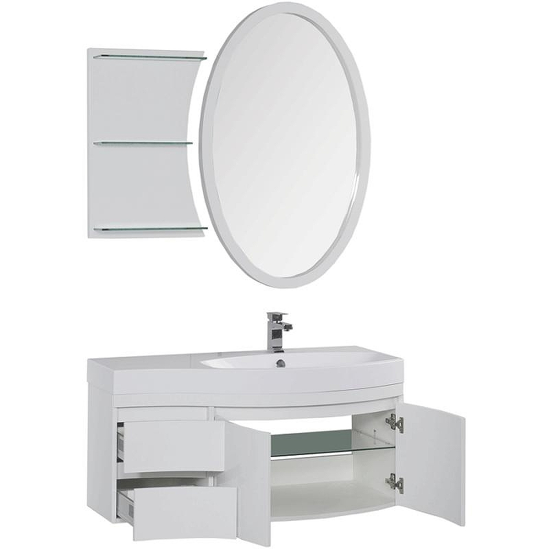 Комплект мебели для ванной Aquanet Опера 115 R 169418 Белый, купить, цена, заказать, магазин, доставка, скидка, промокод, купить, цена, заказать, магазин, доставка, скидка, промокод