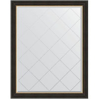 Зеркало Evoform Exclusive-G 119х94 BY 4537 с гравировкой в багетной раме - Черное дерево с золотом 71, купить, цена, заказать, магазин, доставка, скидка, промокод, купить, цена, заказать, магазин, доставка, скидка, промокод