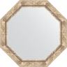 Зеркало Evoform Octagon 63х63 BY 3758 в багетной раме - Прованс с плетением 70, купить, цена, заказать, магазин, доставка, скидка, промокод, купить, цена, заказать, магазин, доставка, скидка, промокод