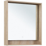 Зеркало Aquanet Милан 80 336405 с подсветкой Дуб светлый с сенсорным выключателем, купить, цена, заказать, магазин, доставка, скидка, промокод, купить, цена, заказать, магазин, доставка, скидка, промокод