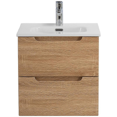 Тумба под раковину BelBagno Etna 50 ETNA-500-2C-SO-WO подвесная Rovere Bianco