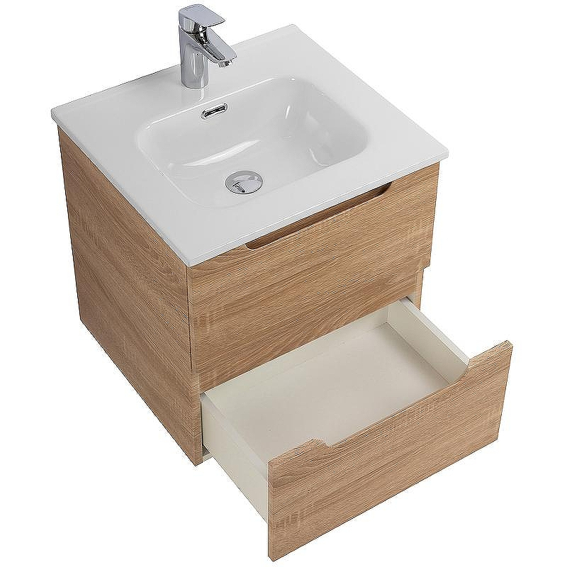 Тумба под раковину BelBagno Etna 50 ETNA-500-2C-SO-WO подвесная Rovere Bianco, купить, цена, заказать, магазин, доставка, скидка, промокод, купить, цена, заказать, магазин, доставка, скидка, промокод