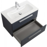 Тумба под раковину Cezares Eco-Cer-N 80 ECO-CER-N-800-2C-SO-GR-P подвесная Grafito без ручек, купить, цена, заказать, магазин, доставка, скидка, промокод, купить, цена, заказать, магазин, доставка, скидка, промокод