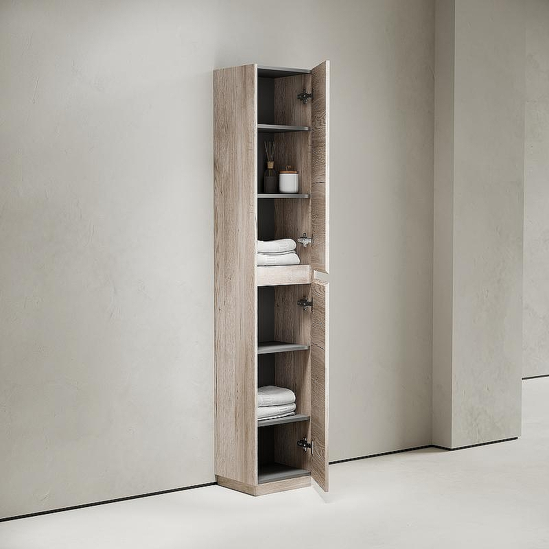 Шкаф пенал Sancos Libra Floor 35 PLB35FEG Дуб галифакс натуральный, купить, цена, заказать, магазин, доставка, скидка, промокод, купить, цена, заказать, магазин, доставка, скидка, промокод