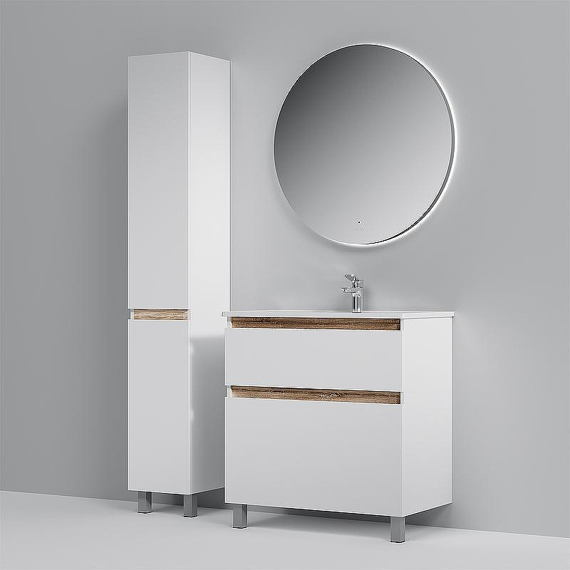 Тумба под раковину AM.PM X-Joy 80 M85AFSX0802WG Белый глянец, купить, цена, заказать, магазин, доставка, скидка, промокод, купить, цена, заказать, магазин, доставка, скидка, промокод