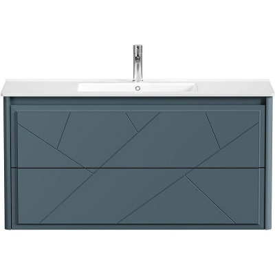 Тумба под раковину Allen Brau Paris 120 1.360003.BGM подвесная Синяя матовая