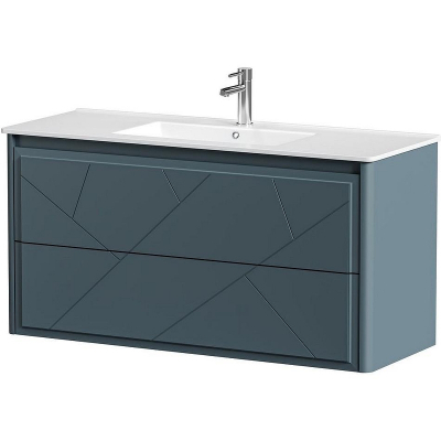 Тумба под раковину Allen Brau Paris 120 1.360003.BGM подвесная Синяя матовая