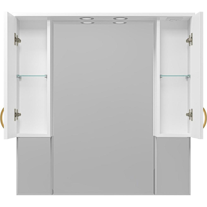 Зеркало Misty Амбра 100 П-Амб02100-0122Я с подсветкой Белое матовое, купить, цена, заказать, магазин, доставка, скидка, промокод, купить, цена, заказать, магазин, доставка, скидка, промокод