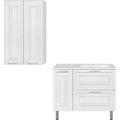 Тумба под раковину Style Line Альба 90 R Люкс Plus ЛС-000010054 Белая