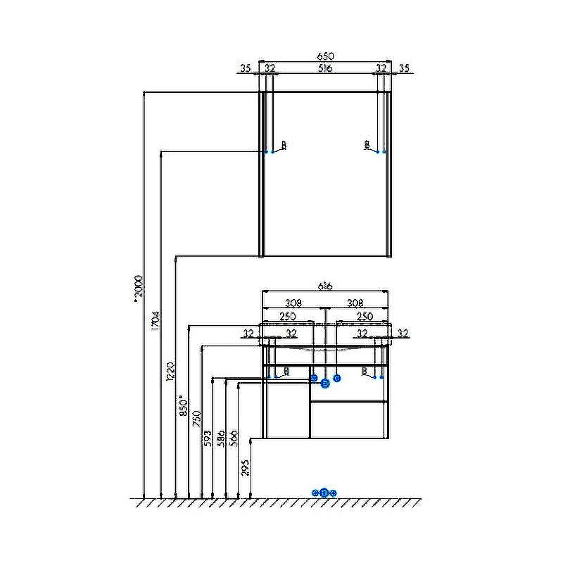 Зеркальный шкаф Aquaton Беверли 65 1A237002BV010 Белый глянец, купить, цена, заказать, магазин, доставка, скидка, промокод, купить, цена, заказать, магазин, доставка, скидка, промокод