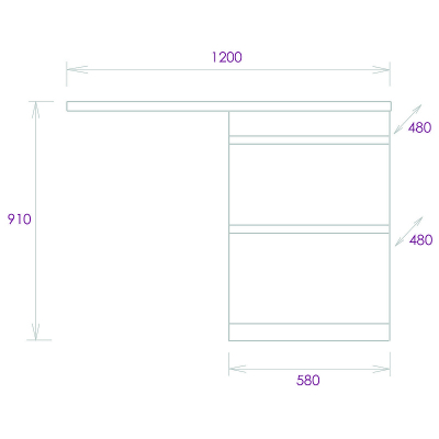 Тумба под раковину Onika Милтон 58 105801 цвет Белый