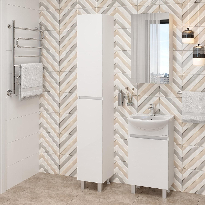 Шкаф пенал Onika Милтон 30 403077 цвет Белый, купить, цена, заказать, магазин, доставка, скидка, промокод, купить, цена, заказать, магазин, доставка, скидка, промокод