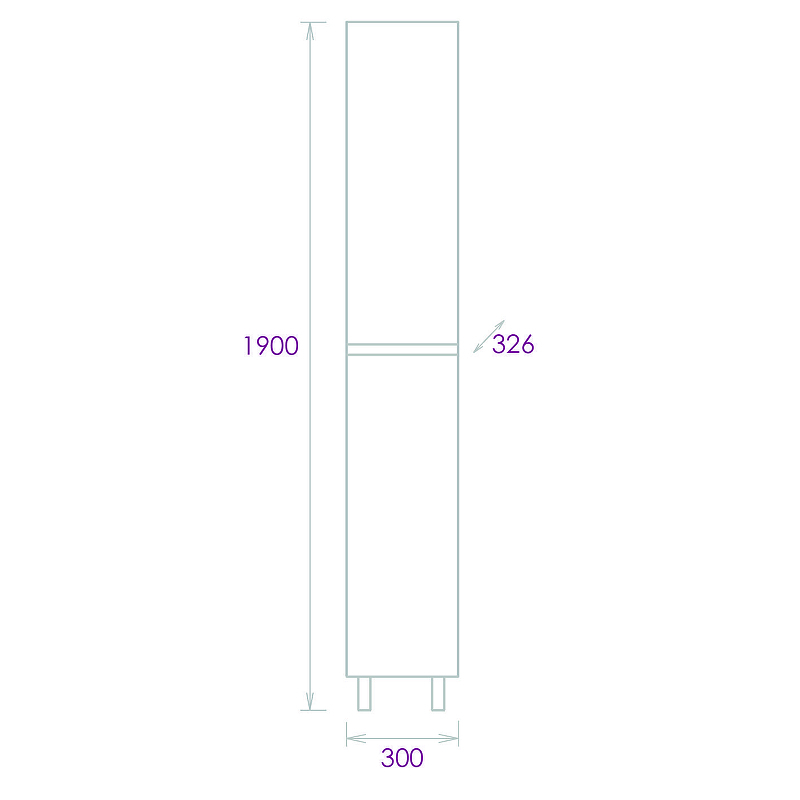 Шкаф пенал Onika Милтон 30 403077 цвет Белый, купить, цена, заказать, магазин, доставка, скидка, промокод, купить, цена, заказать, магазин, доставка, скидка, промокод