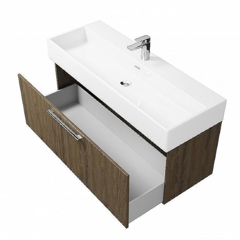 Тумба под раковину Creto Milano 120 5-1393-1394TR подвесная Truffle, купить, цена, заказать, магазин, доставка, скидка, промокод, купить, цена, заказать, магазин, доставка, скидка, промокод