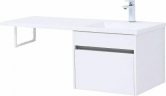 Тумба с раковиной Aquanet Токио 110 R 239209 подвесная Белая, купить, цена, заказать, магазин, доставка, скидка, промокод, купить, цена, заказать, магазин, доставка, скидка, промокод