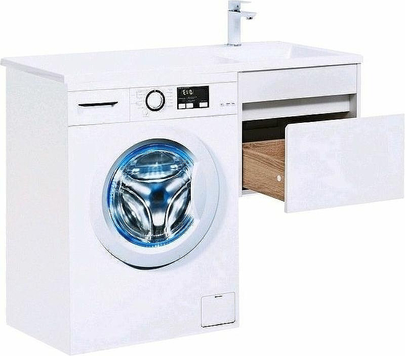 Тумба с раковиной Aquanet Токио 110 R 239209 подвесная Белая, купить, цена, заказать, магазин, доставка, скидка, промокод, купить, цена, заказать, магазин, доставка, скидка, промокод