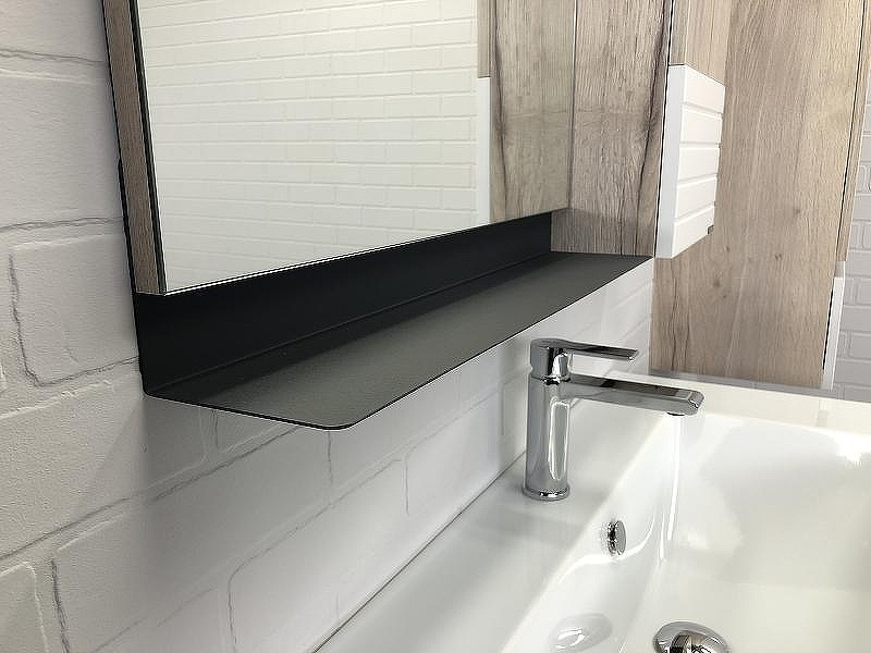 Зеркальный шкаф Comforty Страсбург 90 00-00006573 Дуб дымчатый, купить, цена, заказать, магазин, доставка, скидка, промокод, купить, цена, заказать, магазин, доставка, скидка, промокод