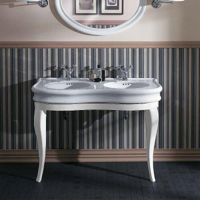 Консоль под раковину Simas Lante 120 LAM120 bi Белая глянцевая