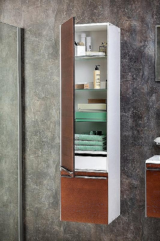 Шкаф пенал Ravak Clear 40 L X000000762 подвесной Белый, Вишня, купить, цена, заказать, магазин, доставка, скидка, промокод, купить, цена, заказать, магазин, доставка, скидка, промокод